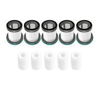 Flisdtry Lot de 5 filtres HEPA lavables pour aspirateur sans T11/T11 Pro