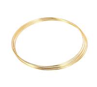 Flisdtry Lot de 6 guirlandes de 35 cm en métal doré pour décoration de mariage, attrape-rêves