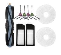 Flisdtry Lot de 9 brosses latérales de rechange pour aspirateur Turbo/Omni - Filtre HEPA