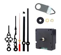 Flisdtry Mécanisme de mouvement d'horloge radio-piloté à monter soi-même, mode signal DCF, horloge avec 2 ensembles aiguilles de rechange