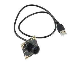 Flisdtry Module de caméra USB 2 millions de pixels 1080p HD reconnaissance faciale 180 degrés module de caméra large panoramique