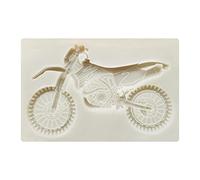 Flisdtry Moule en silicone pour décoration de gâteaux en forme de moto