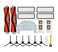 Flisdtry Pour Bot Z10 Pro L10 Plus Accessoires Brosse Latérale Filtre HEPA Sac à poussière Chiffon Aspirateur Pièces de Rechange