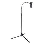 Flisdtry Support à trois coins, support de portable à fixer au sol, trépied pour tuyau debout, pour regarder la télévision, la vidéo