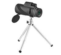 Flisdtry Télescope monoculaire HD 40 x 60 pour appareil photo de portable - Objectif de chasse avec support de