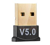 Flisdtry USB Bluetooth 5.0 Adaptateur Dongle Stéréo Récepteur Audio Émetteur pour PC Ordinateur Portable Écouteur TV Émetteur