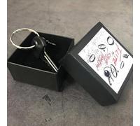 Flite Bague empruntée au porte-clés Magic Tricks Illusions Magia Gimmick Magician Invisible Magie Ring Props