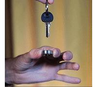 Flite Magic Tricks Bague empruntée au porte-clés apparaît Vanish Magic Magician Close Up Street Illusions Gimmicks Mentalism Props
