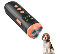 FLITI Anti Aboiement Chien Ultrason Puissant, 3 Modes Dispositif Anti Aboiement Chien Boitier Anti Aboiement Chien Portatif de 33 Pieds, avec Lampe de Poche Stroboscopique, pour Petit et Grand Chien
