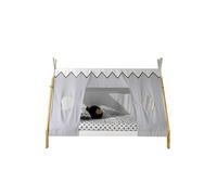 FLITT - Lit 90x200cm Forme Tipi avec Toile -