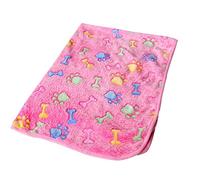 Fliyeong Petite Couverture Chaude pour Chien ou Chat Motif Empreintes de Pattes 20 x 20 cm Durable et Pratique