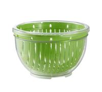Flkiglm Bol à salade rapide - Cutter Bowl Veggie Chopper Dicers Bol de rangement Lave-fruits | de BBQ de séchoir de rondelle de fruit pour le pique-nique de restaurant de cuisine