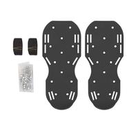 Flkiglm Chaussures de ventilation pour pelouse, aérateurs de pelouse, 2 chaussures d'aération, aérateurs de pelouse, sandales de ventilation avec pointes, aérateurs de jardin, appareils d'aération