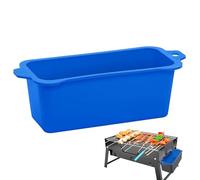 Flkiglm Collecteur De Graisse en Silicone | Bac À Huile Réutilisable Résistant À La Chaleur,Support de Collecte d'Huile - pour Cuisine À La Maison Grillade Extérieure