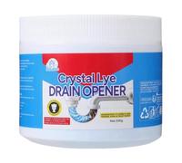 Flkiglm Décapsuleur Crystal Lye - 200 g - Décapsuleur Crystal Lye Drain Opener - Déboucheur de canalisation extrêmement puissant - Excavatrice de canalisation - Poudre nettoyante pour évier