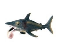 Flkiglm Figurine requin - Figurine de créature marine - Jouet éducatif pour la créativité et le développement - Collection de décoration de salon - Accessoires de jeu pour anniversaire d'enfant