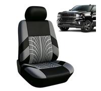 Flkiglm Housses de siège Auto Lot de 2 Protège-Sièges en Tissu Respirant | Housses d'Appuie-Tête pour Voiture trajets quotidiens maison voyages vacances événements fêtes trick automne course