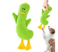 Flkiglm Jouet en Forme de Canard pour Chien - Jouet en Peluche pour Chiots - Activités de Mastication pour Animaux de Compagnie - pour l'extérieur et Les déplacements