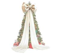 Flkiglm Nœuds pour Sapin de Noël Ruban Décoratif en Rustique Réutilisable | Nœud Décoratif Arrière-Plan Pour Mariage Fiançailles Arche Nuptiale Événements Shower
