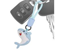 Flkiglm Porte-clés requin animal - Décoration en cuir - Pendentif mignon pour sac, portefeuille, porte-clés, adultes, cartable et, c, Siehe Beschreibung