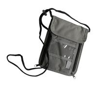 Flkiglm Porte-monnaie, porte-monnaie portable - Étui pour téléphone portable pour téléphone portable, documents antivol et cartes bancaires - Pour le shopping et les festivals, gris, Voir description