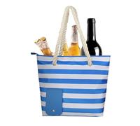 Flkiglm Sac à vin avec robinet - Sac à main pour vin de plage - Distributeur de boisson - Avec compartiment isolé caché - Sac fourre-tout pour 2 bouteilles - Pour les voyages, les pique-niques, le