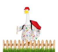 Flkiglm Vêtements d'oies - Vêtement d'école de jardin, décoration de jardin pour, extérieur, terrasse, camping, studio de fête