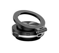 FLKWOP Support de téléphone rotatif à ventouse pour voiture, 2024, rotatif à 360 °, pliable à 270 °, support de téléphone magnétique à ventouse électrique, support intelligent universel double face