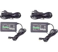 FLLAGG20 2X Alimentation Compatible pour PSP 1000 2000 3000 Noir 5V 1A
