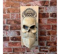 FLLG Motorcycle Skull Helmet Holder,Porte Casque Moto,Monté Mural De La Résine Étalage Casque, pour Manteaux, Casquettes, Balles De Baseball Et Casque De Rugby A