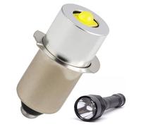 Fllyvly Ampoule LED de Remplacement P13.5S 3V, 3W pour Lampe Torche Maglite 2D, Lampe de Poche LED 3V, Éclairage de Travail d'Urgence, Installation Facile, Luminosité Supérieure, Longue Durée (2)