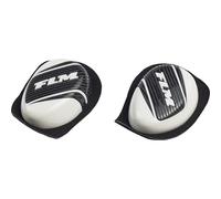 FLM Circuit Pro Genouillères pour motocyclistes (Blanc)