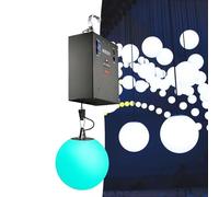 FLNOZAMZ Boule Lumineuse de scène à Levage - DM×512/Maître-Esclave/Contrôle Automatique, Hauteur de Levage 3 mètres, Boule de scène Lumineuse cinétique colorée, Effets Lumineux dynamiques
