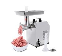 FLNOZAMZ Hachoir à Viande Machine de Machine à saucisses électrique 150KG / h Hachoir à Viande en Acier Inoxydable avec Buses Attachment #12 pour Un Usage Domestique et Commercial (TC8)