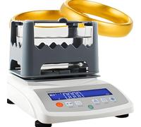 FLNOZAMZ Kit de détection de teneur en Or Commercial, Testeur de Valeur K de l'or, Densimètre d'or et d'argent, Densimètre d'or, Analyseur de métaux précieux de Machine d'essai de métaux (300/0.01g)