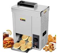 FLNOZAMZ Machine à Hamburger Automatique, Gril à Petits Pains électrique Commercial, température réglable de 50 à 300℃, grillade illimitée, Chauffage Rapide, réglage d'épaisseur à Double rangée.