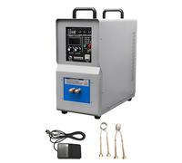 FLNOZAMZ Machine à Induction de 15KW, 200-600A 30-80Hz pour Le Travail des métaux, la réparation Automobile, Le brasage, Le recuit, l'ajustement à Chaud, avec Refroidissement à Eau