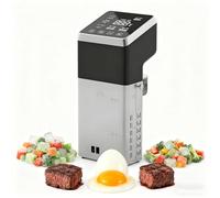 FLNOZAMZ Machine sous Vide Commerciale pour Restaurant, Cuiseur sous Vide 1600W, Circulateur d'Immersion 360°, Ultra-Silencieux 13dB, Conception de Pompe Puissante