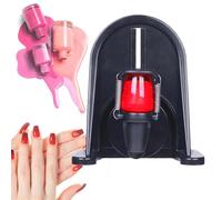 FLNOZAMZ Mélangeur de Vernis à Ongles Gel Shaker Machine à agiter Le Vernis à Ongles, Bouton Tactile, Ressort réglable/Arrêt Automatique/Mélange vigoureux à 360 °, Outil de Salon d'art des Ongles