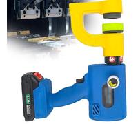 FLNOZAMZ Outil de Perforation à Main électrique, perforateur Manuelle à Retour d'huile, perforateur hydraulique Automatique 50KN, Comprend Deux Batteries et Un étui de Transport (Φ32mm)