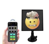 FLNOZAMZ Panneau LED à télécommande, Affichage Lumineux en Couleur complète monté sur véhicule avec télécommande, Prend en Charge l'application Bluetooth et la Personnalisation DIY.