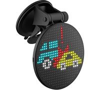 FLNOZAMZ Panneau LED contrôlé par Application Bluetooth, Affichage Circulaire Bluetooth pour fenêtre arrière de Voiture, Peut contrôler Le Contenu par téléphone et par Voix