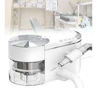 FLNOZAMZ Perceuse à Ongles Électrique 2-en-1 avec Collecteur de Poussière & Kit de Perceuse à Ongles - 30000 TR/Min avec Forte Aspiration, Aspirateur de Poussière (B)