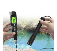 FLNOZAMZ Testeur d'oxygène dissous dans Un étang, Test d'oxygène dissous de Type Stylo numérique Professionnel, détecteur d'oxygène dissous 0-40.0mg/l pour Aquarium, aquaculture