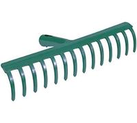FLO 35750-Râteau en acier 28 cm 12 Dents sans manche