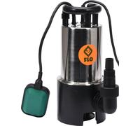 Flo 79792, Pompe de Wasser 1100 W, protection IPX8, tension 230 V, fréquence 50 Hz, cable de 10 m, idéal pour le drainage et l'irrigation, 1 pc.