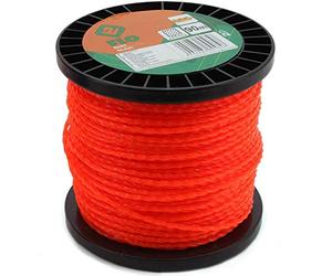 FLO 89484-Tondeuse a gazon ligne 2,4 mm x 90 m/Carré/rotation Mute