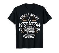 Flo Design D-Day Outfits T-shirt Homme D-Day Normandie 1944 80ème Anniversaire Noir S