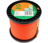 FLO 89484-Tondeuse a gazon ligne 2,4 mm x 90 m/Carré/rotation Mute