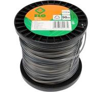 FLO Fil de coupe-herbe Trigon 2,4 mm 90 m Noir G